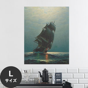 Hattan Art Poster ハッタンアートポスター Ship in the Night / HP-00405 Lサイズ(70cm×90cm)