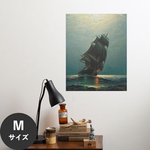 Hattan Art Poster ハッタンアートポスター Ship in the Night / HP-00405 Mサイズ(45cm×57cm)