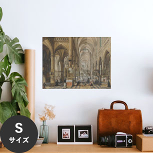 Hattan Art Poster ハッタンアートポスター Interior of a Gothic Cathedral / HP-00426 Sサイズ(45cm×34cm)