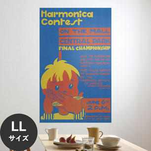 Hattan Art Poster ハッタンアートポスター Harmonica contest on the mall / HP-00437 LLサイズ(90cm×144cm)