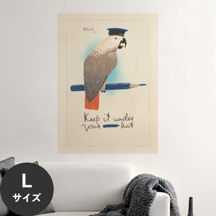 Hattan Art Poster ハッタンアートポスター Keep it under your – hat / HP-00440 Lサイズ(64cm×90cm)