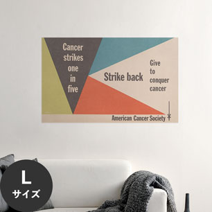 Hattan Art Poster ハッタンアートポスター Strike back – give to conquer cancer / HP-00466 Lサイズ(90cm×56cm)