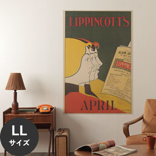 Hattan Art Poster ハッタンアートポスター Lippincott’s April / HP-00468 LLサイズ(90cm×134cm)