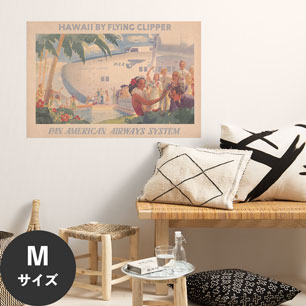 Hattan Art Poster ハッタンアートポスター Hawaii by flying clipper  / HP-00494  Mサイズ(67cm×45cm)