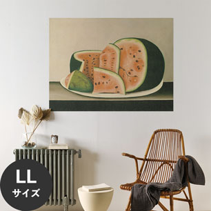 Hattan Art Poster ハッタンアートポスター Watermelon on a Plate  / HP-00502  LLサイズ(120cm×90cm)