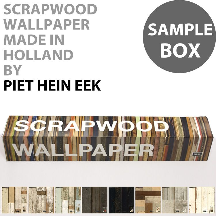 輸入壁紙 SCRAPWOOD WALLPAPER BY PIET HEIN EEK 1 / ピート・ヘイン・イーク サンプルボックス