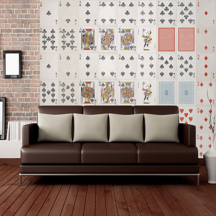 輸入壁紙 コラージュタイプの壁紙 1 Wall Creative Collage C64p Cards 001 壁紙屋本舗