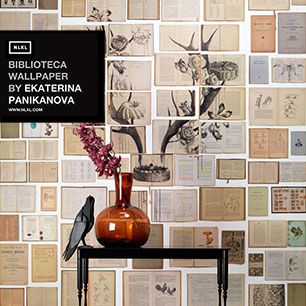 輸入壁紙 NLXL BIBLIOTECA WALLPAPER BY EKATERINA PANIKANOVA / EKA-02