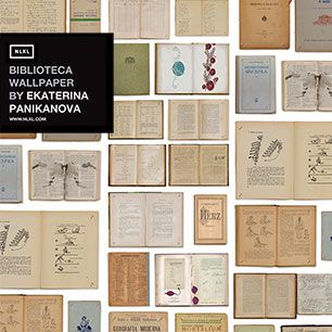 輸入壁紙 NLXL BIBLIOTECA WALLPAPER BY EKATERINA PANIKANOVA / EKA-07