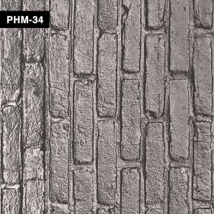 【切売】輸入壁紙 NLXL MATERIALS WALLPAPER BY PIET HEIN EEK SILVER GREY BRICK WALLPAPER / PHM-34