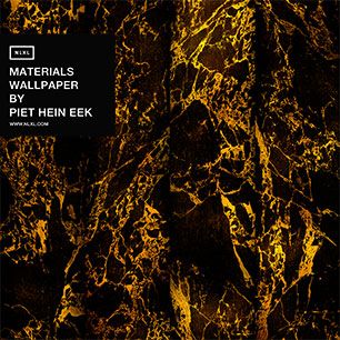 輸入壁紙 NLXL MATERIALS WALLPAPER BY PIET HEIN EEK BLACK METALLIC MARBLE MIRRORED WALLPAPER / PHM-71