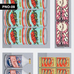 【切売】輸入壁紙 NLXL LAB Paola Navone Supermarket Wallpaper / PNO-09