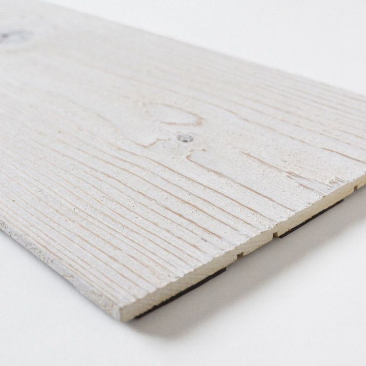サンプル> 貼って作れる 天然木の壁板 ウッドウォールパネル PITAMOKU ピタモク ホワイトウッド 壁紙屋本舗