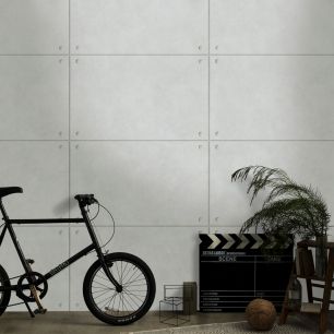 はがせる壁紙 のりなしタイプ Room No.0 モダンコンクリート (49cm×3mサイズ) NRN-MC01 ファントムグレー