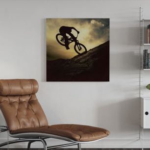 オーダーアートパネル PHOTOWALL / Mountain Bike Rider (e23210)