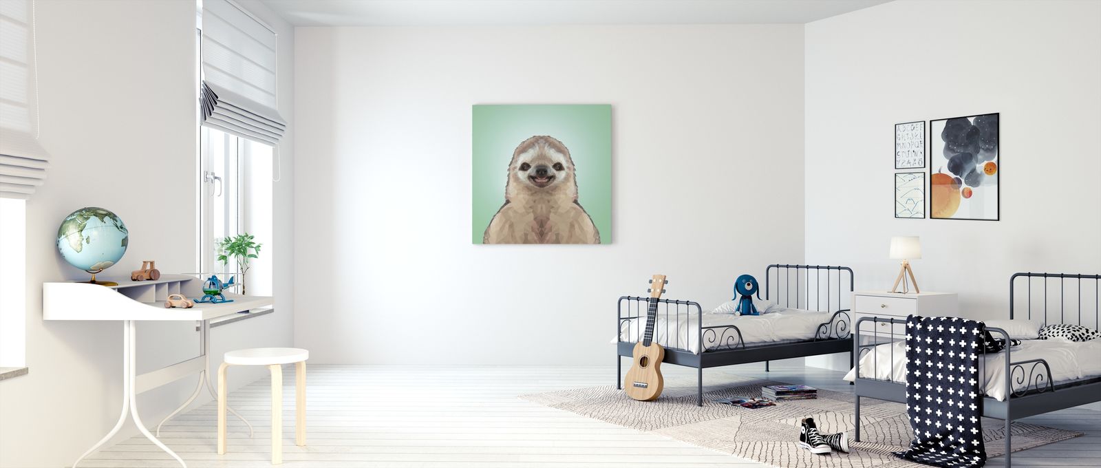 アートパネル Photowall Happy Sloth Party E 壁紙屋本舗