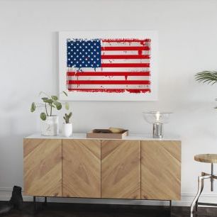 オーダーアートパネル PHOTOWALL / United States Flag (e30311)