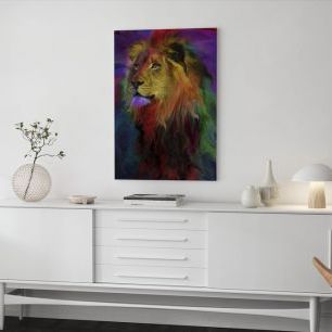 オーダーアートパネル PHOTOWALL / Rainbow Lion (e312365)