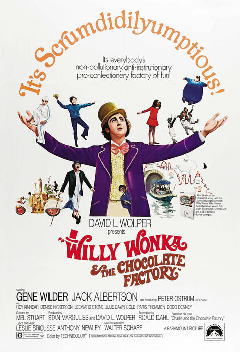 アートパネル Photowall Willy Wonka And The Chocolate Factory 壁紙屋本舗