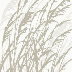 輸入壁紙 カスタム壁紙 PHOTOWALL / Grass - White (e6301)
