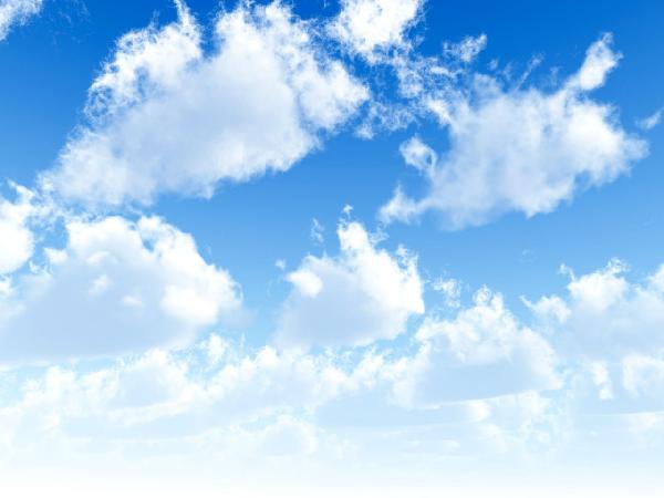 輸入壁紙 カスタム壁紙 PHOTOWALL / Fluffy Clouds (e9024)