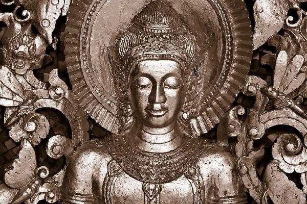 輸入壁紙 カスタム壁紙 PHOTOWALL / Buddha - Luang Prabang - Sepia (e9045)