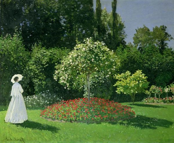 輸入壁紙 カスタム壁紙 PHOTOWALL / Monet,Claude - Woman in a Garden (e2091)