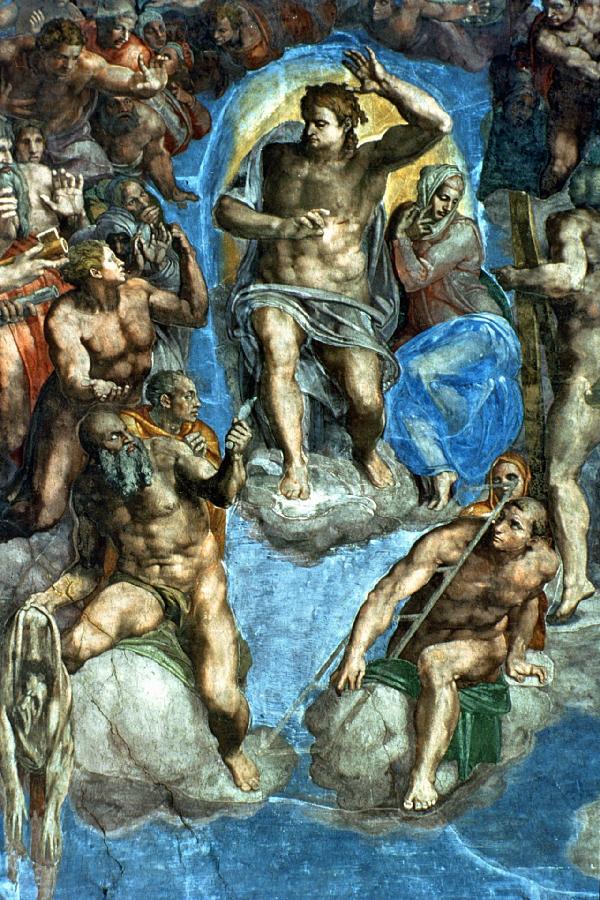 輸入壁紙 カスタム壁紙 PHOTOWALL / Buonarroti,Michelangelo - Last Judgement (e2096)