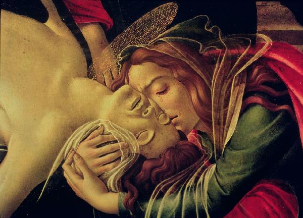 輸入壁紙 カスタム壁紙 PHOTOWALL / Botticelli,Sandro - Lamentation of Christ (e2098)