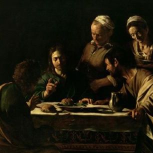 輸入壁紙 カスタム壁紙 PHOTOWALL / Caravaggio,Michelangelo - Supper at Emmaus (e2100)