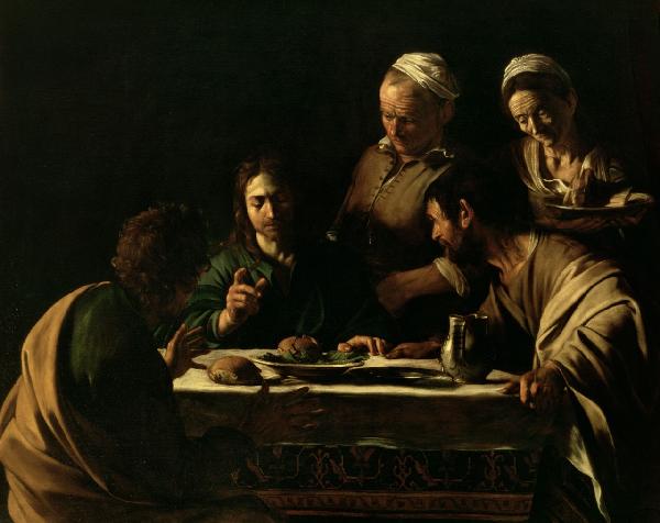 輸入壁紙 カスタム壁紙 PHOTOWALL / Caravaggio,Michelangelo - Supper at Emmaus (e2100)