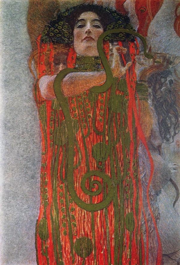輸入壁紙 カスタム壁紙 PHOTOWALL / Klimt,Gustav - Hygieia (e2103)