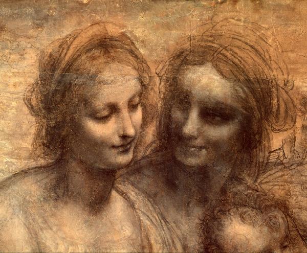 輸入壁紙 カスタム壁紙 PHOTOWALL / Vinci,Leonardo da - Virgin and Child (e2112)