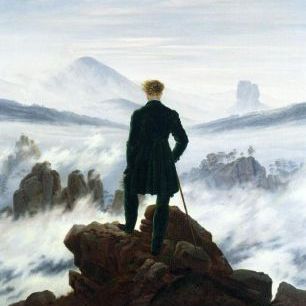 輸入壁紙 カスタム壁紙 PHOTOWALL / Friedrich,Caspar - Wanderer above the Sea of Fog (e2115)
