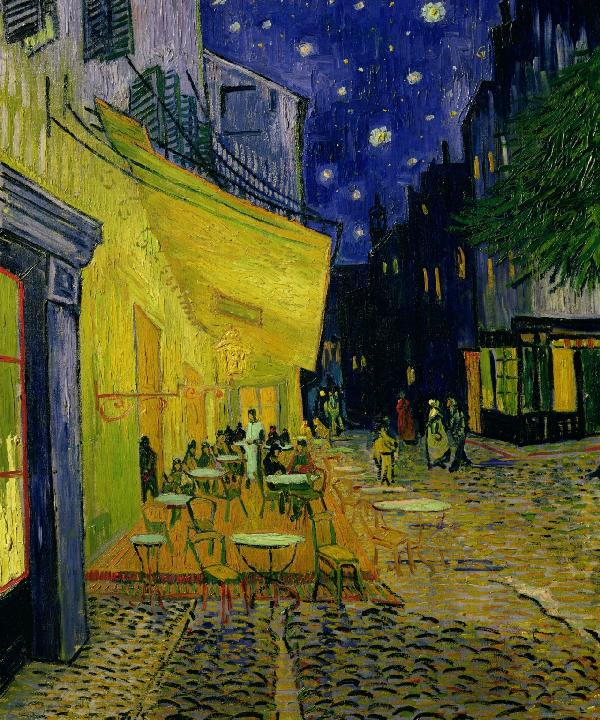 輸入壁紙 カスタム壁紙 PHOTOWALL / Gogh,Vincent van - Cafe Terrace (e2129)