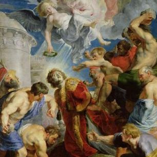 輸入壁紙 カスタム壁紙 PHOTOWALL / Rubens,Peter - Stoning of St. Stephen (e2135)