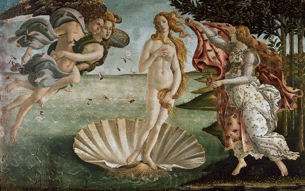 輸入壁紙 カスタム壁紙 PHOTOWALL / Botticelli,Sandro - Birth of Venus (e2167)