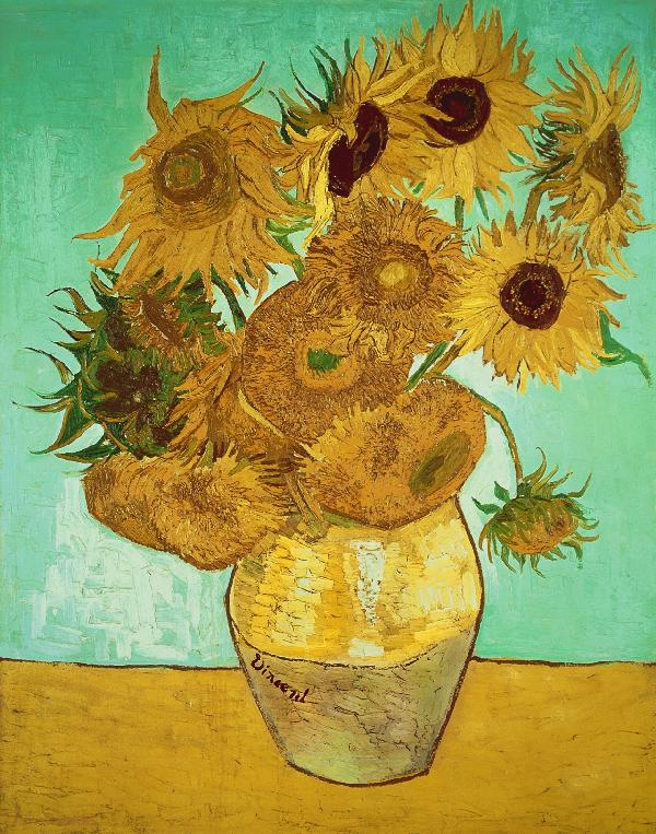 輸入壁紙 カスタム壁紙 PHOTOWALL / Gogh,Vincent van - Sunflowers (e2175)