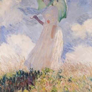 輸入壁紙 カスタム壁紙 PHOTOWALL / Monet,Claud - Woman with Parasol (e10350)