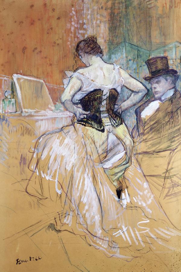 輸入壁紙 カスタム壁紙 PHOTOWALL / Lautrec,Toulouse,Henri - Women at her Toilet (e10354)