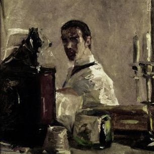 輸入壁紙 カスタム壁紙 PHOTOWALL / Lautrec,Toulouse,Henri  - Self Portrait (e10358)