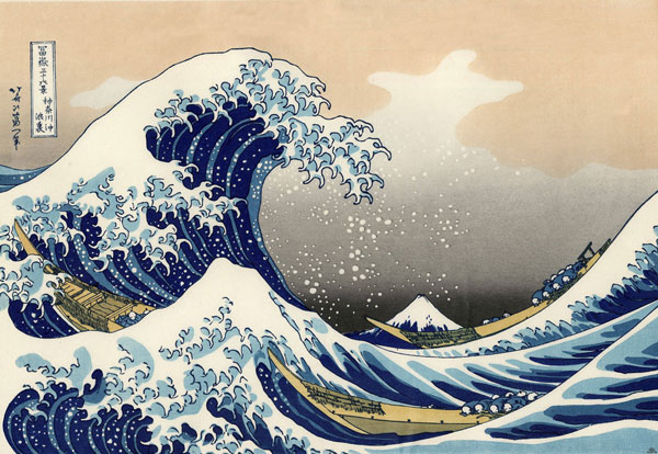 輸入壁紙 カスタム壁紙 PHOTOWALL / Hokusai,Katsushika - Great Wave (e10378)