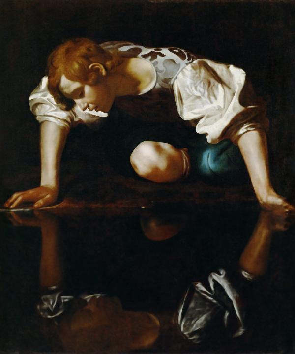 輸入壁紙 カスタム壁紙 PHOTOWALL / Caravaggio,Michelangelo Merisi - NarcissuS (e10398)