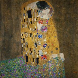 輸入壁紙 カスタム壁紙 PHOTOWALL / Klimt,Gustav - Kiss (e10400)