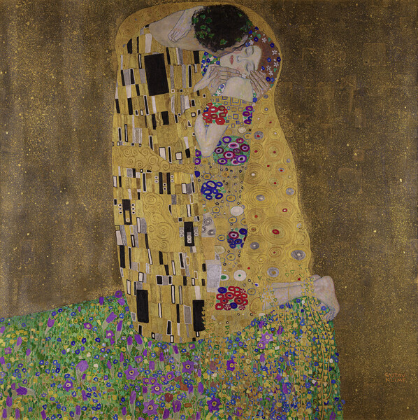 輸入壁紙 カスタム壁紙 PHOTOWALL / Klimt,Gustav - Kiss (e10400)