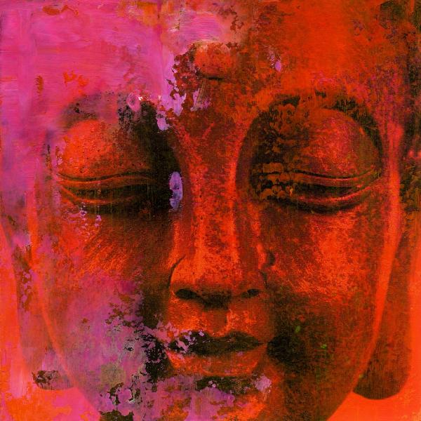 輸入壁紙 カスタム壁紙 PHOTOWALL / Red Buddha (e19842)