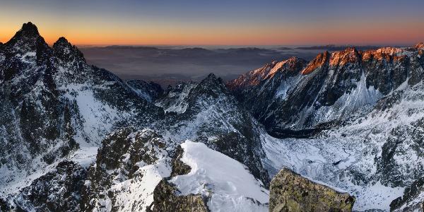 輸入壁紙 カスタム壁紙 PHOTOWALL / Sun Rise in High Tatras (e19875)