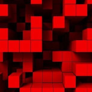 輸入壁紙 カスタム壁紙 PHOTOWALL / Deep Tetris (e19881)