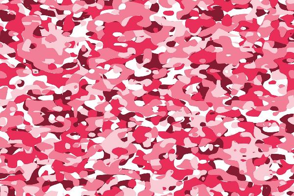 輸入壁紙 カスタム壁紙 PHOTOWALL / Camouflage - Pink (e19907)
