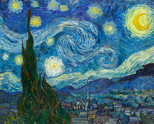輸入壁紙 カスタム壁紙 PHOTOWALL / Van Gogh,Wincent - Starry Night (e19911)